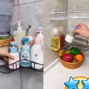 136 reactions · 13 shares | Bathroom Shelf Shower Organizer Triangle...
