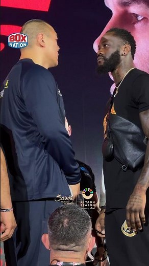 Zhilei Zhang & Deontay Wilder SQUARE-OFF at the final press conference! 🍿