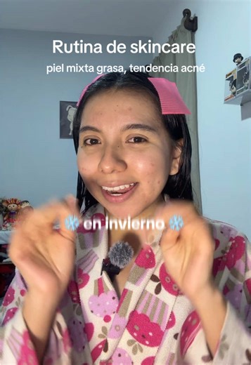 mi rutina de skincare en invierno ❄️ (piel mixta grasa tendencia acné) Descuento @YesStyle: MELANIE28 #yssurvival #YesStyle #invierno #rutinadeskincare #acne @YesStyleInfluencers