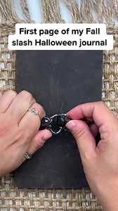 _the.little.black.journal ASMR_Any FallHalloween requests 🍁💀 I’m so excited! Beautiful leather journal made by @momma | Journal ASMR