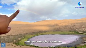 In the Badain Jaran Desert World Heritage Site, the sand dunes and lakes create a truly unique landscape. What kind of experience does it offer? This vlog shares my adventure and hopefully inspires your next travel plan in China! | China Xinhua News