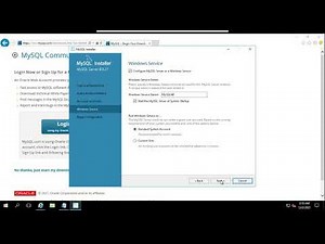 Install MySQL - Windows Server 2016