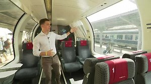 Trenul simbol al Europei, "Connecting Europe Express", a ajuns în Gara de Nord