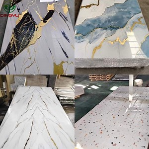 [Hot Item] Marble Wall Panel High Glossy Gold Marble Wall Sheet