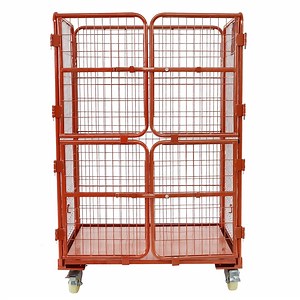 [Hot Item] Versatile Rolling Mesh Storage Cage with Durable Mobility Wheels