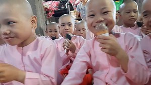 If you're having a bad mood, then try to see this short video of little nuns having a good time enjoying icecream with a lot of giggles. This should be able to make you smile too as smile can be infectous in a positive way. #Bokashi_Myanmar #bokashi_myanmar #organicwasteisnottrash #soilrevolution #organicwastemanagement #bokashi #compost #homegardening #urbanfarming #training #MSW #wastemanagement #to_make_myanmar_cleaner_and_greener | Bokashi Myanmar