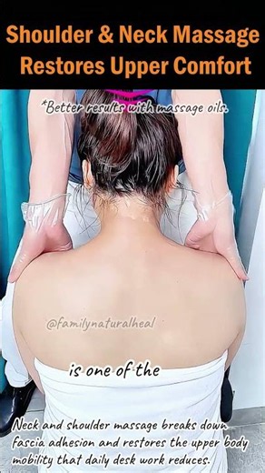 Shoulder & Neck Massage Restores Upper Comfort
