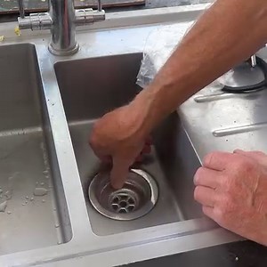 20K views · 117 reactions | Roger shows you how to replace the basket strainer in your kitchen sink waste. Newsletter ▶ https://skill-builder.uk/signup ◀ McAlpine BWSTSS-TOP Kitchen Sink Stainless Steel Strainer Plug  https://amzn.to/46oMc7w | Skill Builder | Facebook