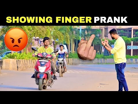 Showing Finger Prank | Part 10 | Prakash Peswani Prank |