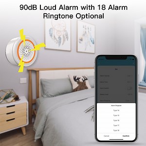 [Hot Item] Tuya Probe Detector WiFi Siren Alarm System USB Power Alexa Google Home