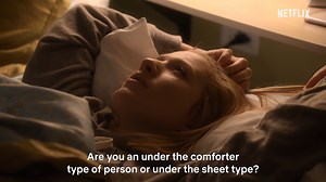 I’ve seen this debate stir up sheet between couples — are you team top sheet or team doona?! 📺 The Ultimatum asking the important questions. Streaming on Netflix. | Netflix