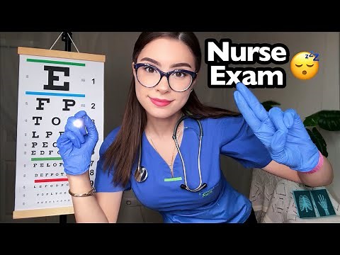 ASMR Nurse Exam in Bed 🩺 Relaxing Medical Roleplay to Help You Sleep Fast 😴