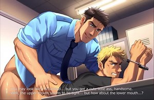 Police Officer - Interrogation - Cartoon