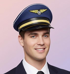 Navy Pilot Captain Hat Aviator Costume Cap - Etsy Canada