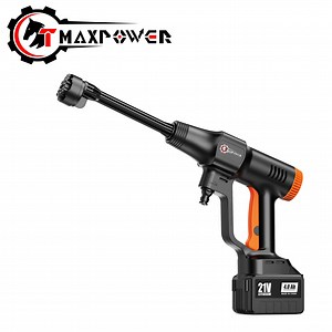 [Hot Item] Cleaning Portable Car Wash Water Spray Gun Cleaner Car Washer High Pressure Machine TM-Cw902li Lithium Washer