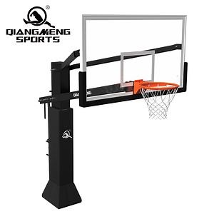 [Hot Item] Regulation Glass Backboard Breakaway Rim Professional 42" X 72" in-Ground Basketball System