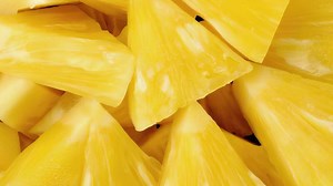 cut pineapple background
