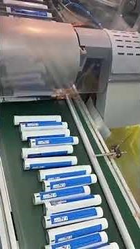 The production process of #toothpaste packaging #packagingtube #pastictube