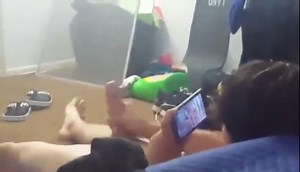 Best friend lets me recored him jo, as seen in video