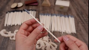 200 Pcs Sanding Sticks for Plastic Models Fine Detailing Sanding Twigs Matchsticks Polishing Sticks for Wood Hobby, 280 Grit, 5.4 x 0.2 Inch