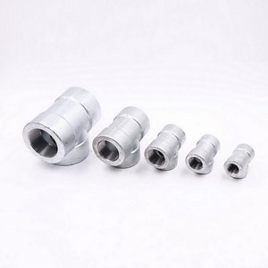 [Hot Item] Forged Carbon Steel Pipe Fitting Galvanized Female Thread Tee for Industrial System