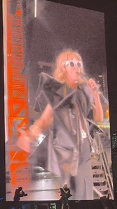 Tiny me and GIANT me at Primavera Sound last night. Thank to the incredible audience for staying up so late to watch! 😎🖤 | Róisín Murphy