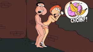 Family Man toon parody - Lois's affair with Glenn Quagmire is ginormous and public