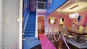 The Pink and Blue House @thepinkandbluehouse is officially open and ready to book 💕💙 We have the perfect space to host gender reveals, baby showers and private events. The entire house is designed to make your magical day memorable with family & friends. Outdoor enclosed patio for hookah. | amylucianiworld