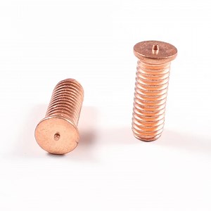 [Hot Item] Copper Plating of Carbon Steel Stud Welding Bolt Welding Stud M3-M8