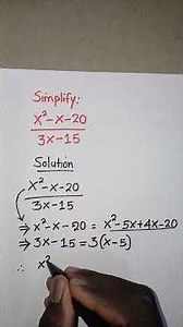 Simplification of Algebraic Expression.🥰