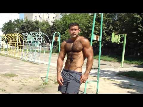 muscle hairy bodybuilder