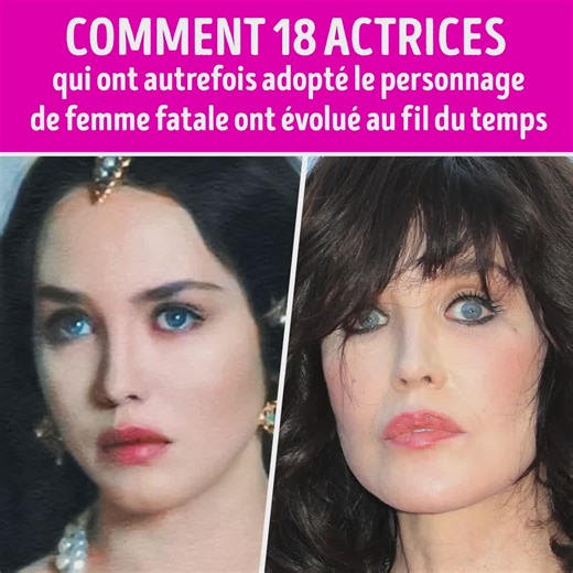 Comment 18 actrices qui ont autrefois adopté le personnage de femme fatale ont évolué au fil du temps | Belle et Sympa