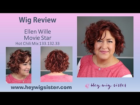 WIG REVIEW | Ellen Wille Movie Star in Hot Chili Mix 133.132.33 | Super curly layered bob!