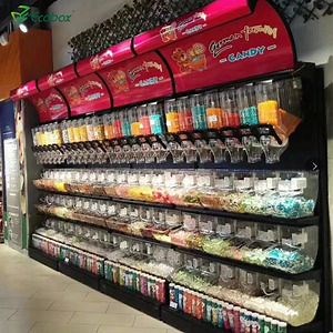 [Hot Item] Supermarket and Store Bulk Food Display Racks and Stand Candy Shelf