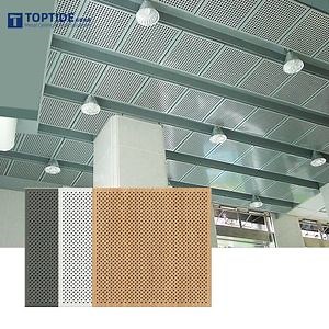 [Hot Item] Sound Absorbing Building Decorative Material Acosutic Perforated Aluminium Ceiling