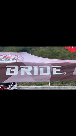 BRIDEブースさんではシートに直接座って試せるので是非遊びに来てください！とのことでした😊 #FDJ | Formula DRIFT JAPAN