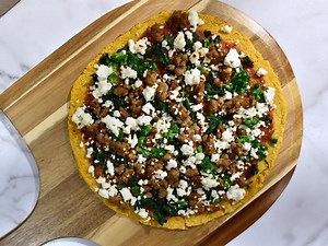 Sweet Potato Crust Pizza