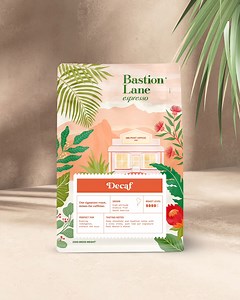 At the heart of @bastionlaneespresso is their freshly roasted coffee beans. We were honoured to work with owner and head roaster Gary to refresh the brand’s packaging, creating a design that was seamlessly adaptable across three sizes and multiple types of roasts. A bright and playful colour palette paired with illustrations of the surrounding nature and the star of the show - a hot pink Diedrich coffee roaster feature on the bag design. | Bellman Agency | Facebook