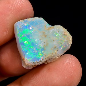 Ethiopian White Opal Stone – Fire Opal Rough Loose Gemstone Uncut Crystal 8.5 Ct. 19X17X7 Mm HH-18 - Etsy Canada