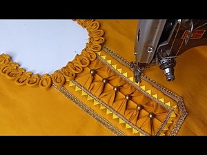 designer outfit neck design special for you/ सूट की गले का डिजाइन/ गले का डिजाइन बनाने का आसान तरीका