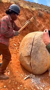 2.4K views · 1.6K reactions | Giant Citrine Geode Discovery #citrine #geode #crystalmining #gemstonemining #crystalhunting #geodecracking #crystalcollector #gemstones #mininglife #rockhounding #crystallover #naturetreasure #miningvideo #satisfying #oddlysatisfying | Muhammad Krista | Facebook