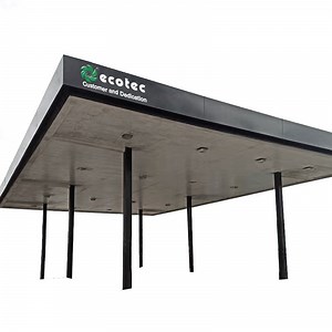 [Hot Item] Petrol Station Roofing Cover Space Frame Full Set Fuel Gas Station Canopy