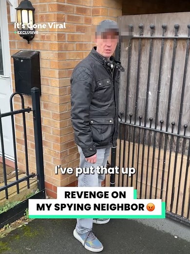 Neighbor Caught Spying on Camera