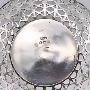 Antique Silver Bowl - Birmingham 1906 WH Weston Hallmarks - Etsy UK