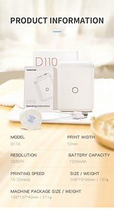 [Hot Item] D11 High Cost-Effective 15mm Thermal Receipt Printer with Auto Cutter