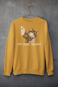 Sweat-shirt confortable chat du Bengale, paysan pas aujourd'hui, pull chat du Bengale - Etsy France