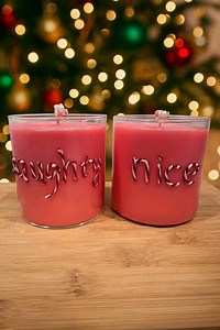 Naughy or Nice Organic Soy Candle - Etsy