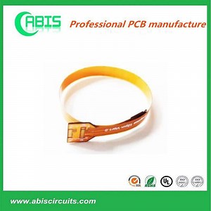 [Hot Item] Polyimide FPC Cable Yellow Flexible PCB with 2 Layer Circuit Factory Direct FPC Flexible Layout Customized Keyboard FPC Flexible Layout Board FPC Customized Fle