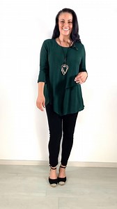 Emerald Evening Elegance Tunic Top available at ilovetunics.com | I Love Tunics.com - Number One Tunics Destination | Facebook
