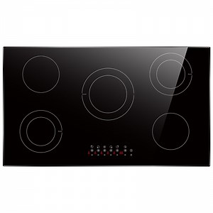 [Hot Item] 36 Inch Induction Cooktop Thermomate Built-in Electric Stove Top 240V Electric EMC Induction Cooker with 5 Boost Burner